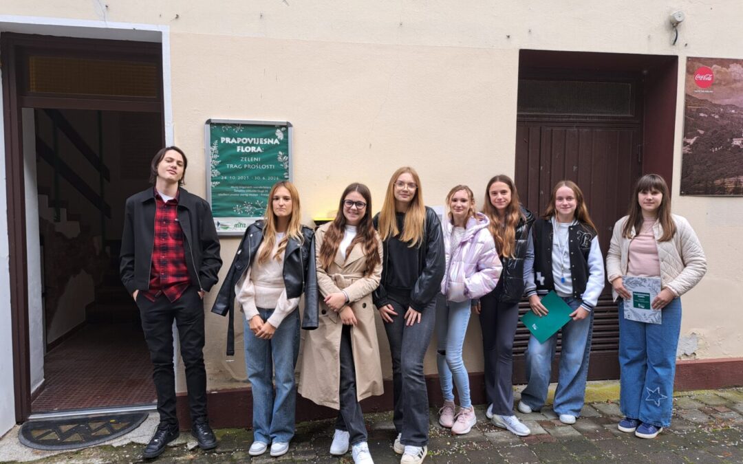 Posjet izložbi Prapovijesna flora: zeleni trag prošlosti u Muzeju krapinskih neandertalaca