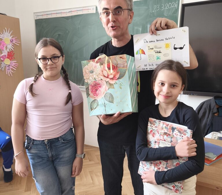 Potpuno vedro raspoloženje uz Zorana Vakulu u našoj školi