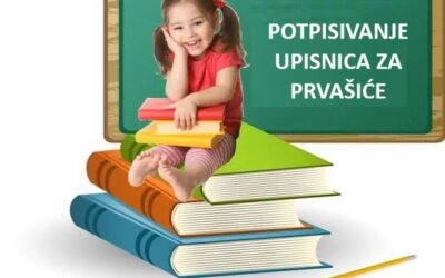 Potpisivanje upisnice – upis u 1. razred