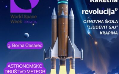Svjetski tjedan svemira 2026. – „Raketna revolucija“           *****10 godina naše škole u svemirskoj avanturi*****